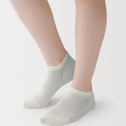 Muji Calcetines de entrenamiento de algodón que absorben la humedad para mujer