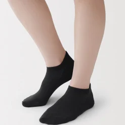 Muji Calcetines de entrenamiento de algodón que absorben la humedad para mujer