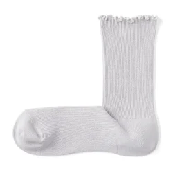 New Muji Calcetines de modal mezclado con ángulo recto y puño cómodo para mujer
