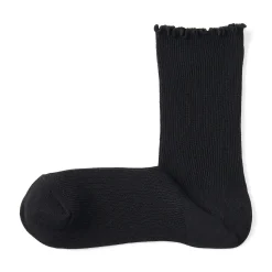 New Muji Calcetines de modal mezclado con ángulo recto y puño cómodo para mujer