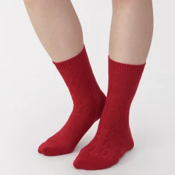 New Muji Calcetines de punto en ángulo recto