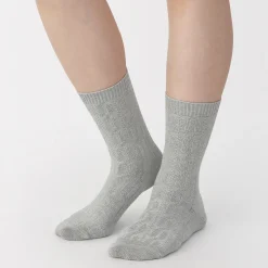 New Muji Calcetines de punto en ángulo recto