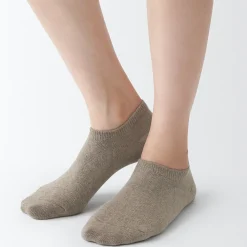 Discount Muji Calcetines deportivos de ángulo recto para mujer