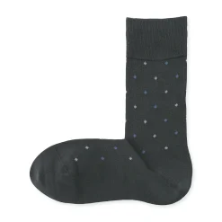 Muji Calcetines elegantes de puntos para hombre