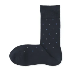 Muji Calcetines elegantes de puntos para hombre