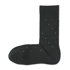 Muji Calcetines elegantes de puntos para hombre