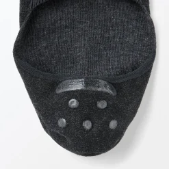 Hot Muji Calcetines finos invisibles con agarre en el talón para hombre