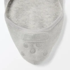 Muji Calcetines finos invisibles con agarre en el talón para mujer