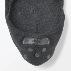 Muji Calcetines finos invisibles con agarre en el talón para mujer