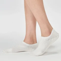 Clearance Muji Calcetines invisibles para deportivas en ángulo recto mujer