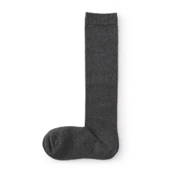 Best Muji Calcetines largos con dobladillos cómodos para mujer