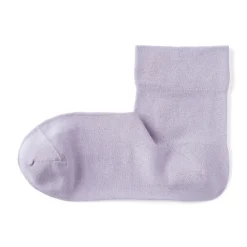 Outlet Muji Calcetines tobilleros de modal mezclado con ángulo recto y puño cómodo para mujer