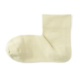 Outlet Muji Calcetines tobilleros de modal mezclado con ángulo recto y puño cómodo para mujer