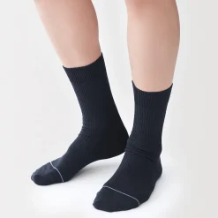 New Muji Calcetines tobilleros que absorben la humedad para hombre