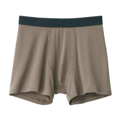 Online Muji Calzoncillos bóxer abiertos en mezcla de lyocell para hombre