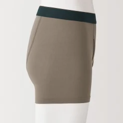 Online Muji Calzoncillos bóxer abiertos en mezcla de lyocell para hombre