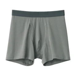 Online Muji Calzoncillos bóxer abiertos en mezcla de lyocell para hombre