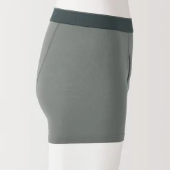 Online Muji Calzoncillos bóxer abiertos en mezcla de lyocell para hombre