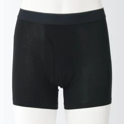 Online Muji Calzoncillos bóxer abiertos en mezcla de lyocell para hombre