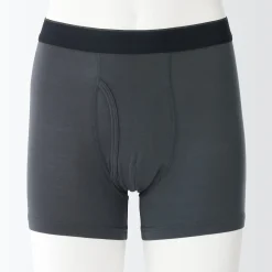 Online Muji Calzoncillos bóxer abiertos en mezcla de lyocell para hombre