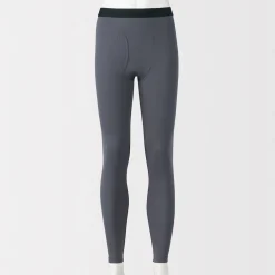 Clearance Muji Calzoncillos largos de algodón grueso y cálido para hombre