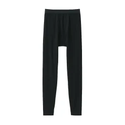 Clearance Muji Calzoncillos largos de algodón grueso y cálido para hombre
