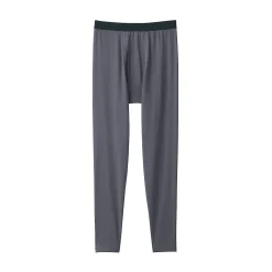 Clearance Muji Calzoncillos largos de algodón grueso y cálido para hombre