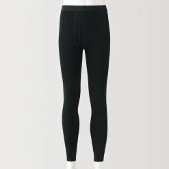 Clearance Muji Calzoncillos largos de algodón grueso y cálido para hombre