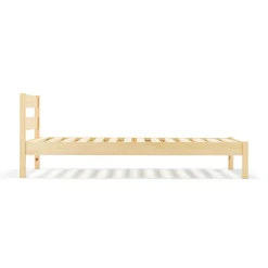 Outlet Muji Cama doble de madera de pino