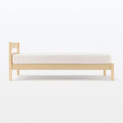 Outlet Muji Cama doble de madera de pino
