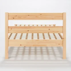 Outlet Muji Cama doble de madera de pino