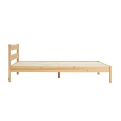Outlet Muji Cama doble grande de madera de pino
