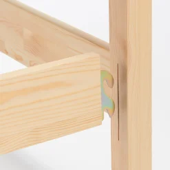 Outlet Muji Cama doble grande de madera de pino