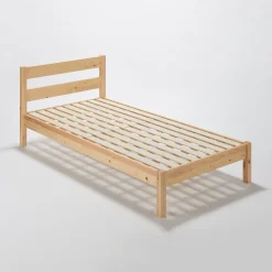 Hot Muji Cama individual de madera de pino
