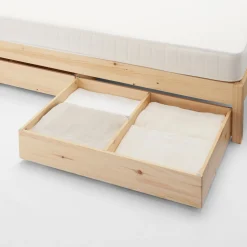 Hot Muji Cama individual de madera de pino