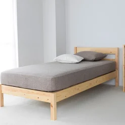 Hot Muji Cama individual de madera de pino