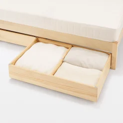Hot Muji Cama individual de madera de pino