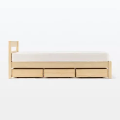 Hot Muji Cama super king de madera de pino