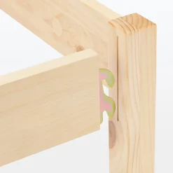 Hot Muji Cama super king de madera de pino