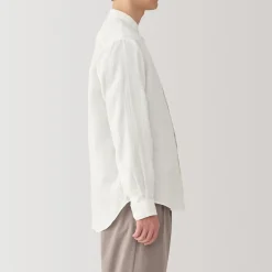 Discount Muji Camisa con cuello mao de lino lavado para hombre