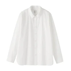 Discount Muji Camisa de algodón lavado fino para mujer