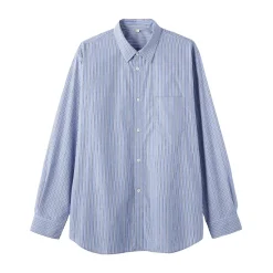 Outlet Muji Camisa de popelín de algodón orgánico para hombre
