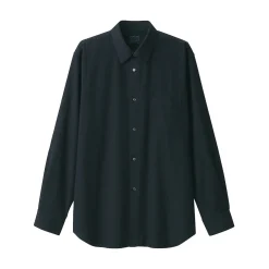 New Muji Camisa de sarga de algodón cepillado para hombre
