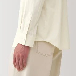 New Muji Camisa de sarga de algodón cepillado para hombre