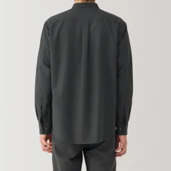 New Muji Camisa estilo Oxford cuello Mao