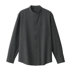 New Muji Camisa estilo Oxford cuello Mao