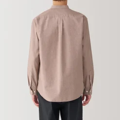 New Muji Camisa estilo Oxford cuello Mao