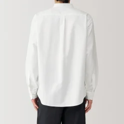 New Muji Camisa estilo Oxford cuello Mao
