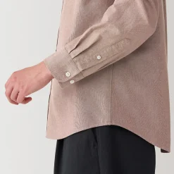 New Muji Camisa estilo Oxford cuello Mao