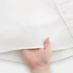 Online Muji Camisa Oxford con botones y acabado lavado para hombre